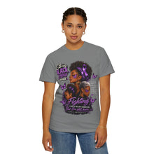 Load image into Gallery viewer, Lupus Awareness “Strong Black Warrior” Fundraiser Tee 💜
