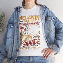Load image into Gallery viewer, Melanin Made Tee – Rooted in Royalty
